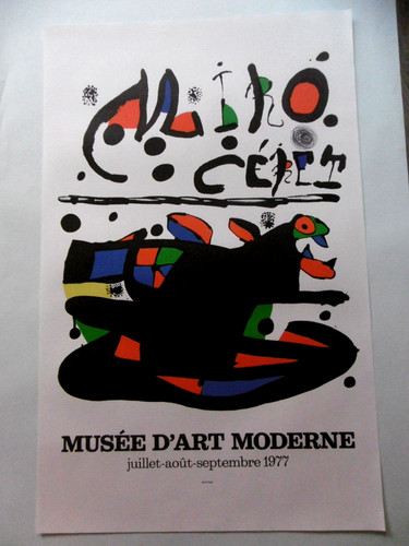 Miro joan affiche - joan, originale