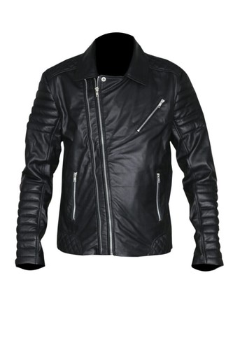 Veste motard matelassée en - veste, de