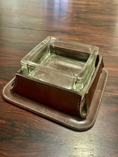 Cendrier En Cuir Jacques Adnet