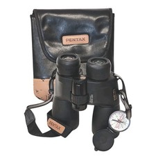 Pentax 12x50 PCF V Binoculars with Case & additional compass -They work