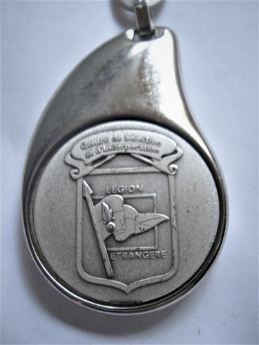 Foreign legion steel keyring - steel,