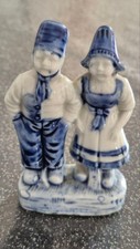COUPLE PAYS-BAS BLEU DE DELFT
