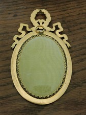  CADRE  MIROIR  en BRONZE DORE