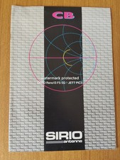 SIRIO CB ANTENNAS RADIO CATALOG 1994 GENERAL CATALOG VINTAGE TECHNICAL