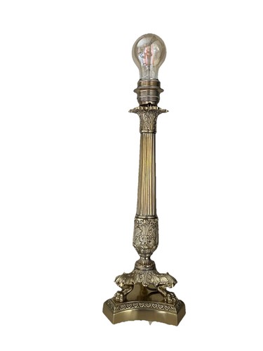 Lampe table bronze style - lampe, de