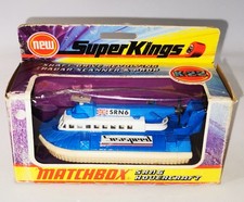 Bateau Métal SRN6 HOVERCRAFT SUPER KINGS K-22 MATCHBOX 1974 Neuf