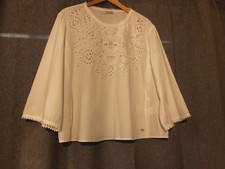 ZADIG & VOLTAIRE et Blouse Coton blanc Broderies ETAT NEUF