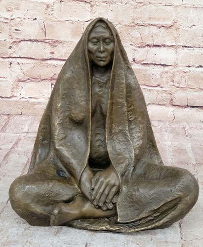 Statue bronze chef indien - en,