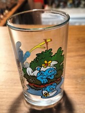 VERRE SCHTROUMPF PEYO  1983