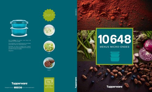 Livre tupperware 10648 menus - livre,
