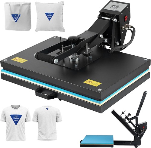 Clamshell heat press - heat,