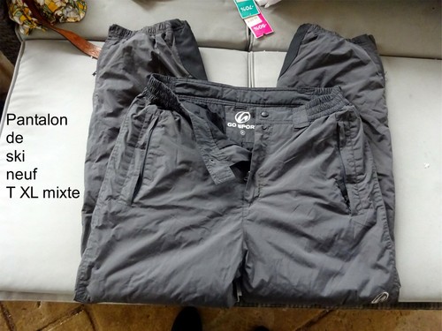 Pantalon ski sport gris - pantalon,