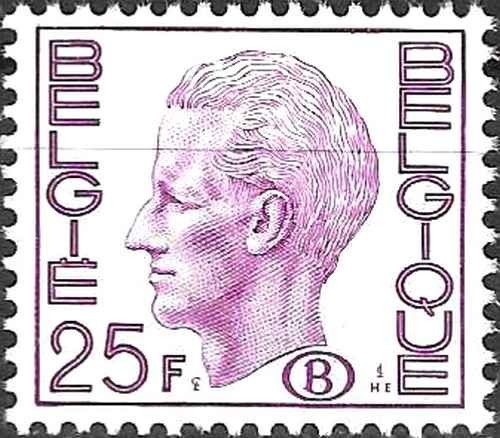 Timbre personnages baudouin - timbre, (baudouin