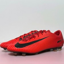 NIKE Mercurial Veloce III 3 FG Red Mens Soccer Cleats Football Boots Size US 9.5