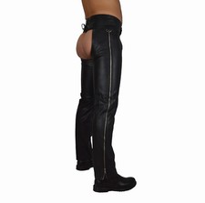 AW7731 best leather chaps outer zipper leather chaps en Cuir leather pants, leather chaps