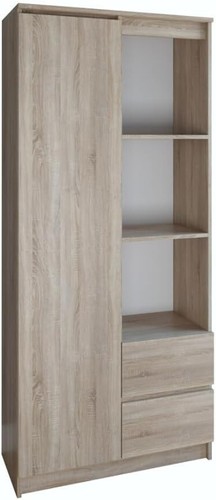 Bdw bibliothèque 180x80x35 - 180x80x35, cm