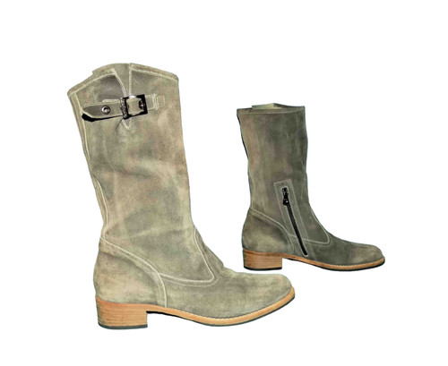 Bottes nero giardini daim - bottes,