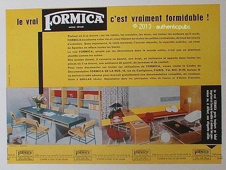 Publicite formica salle - formica,