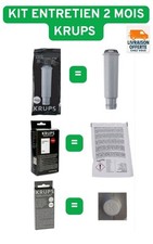 Nettoyage Entretien Krups Machine à Café Cartouche Filtrante/Détartrant/Pastille