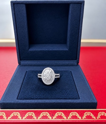 Bague marguerite diamants - marguerite,