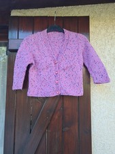 Gilet tricoté main vintage - vintage,