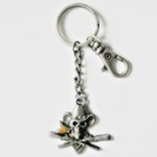 WESTERN SKULL PORTE CLES METAL