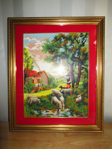 Tableau vintage tapisserie - vintage,