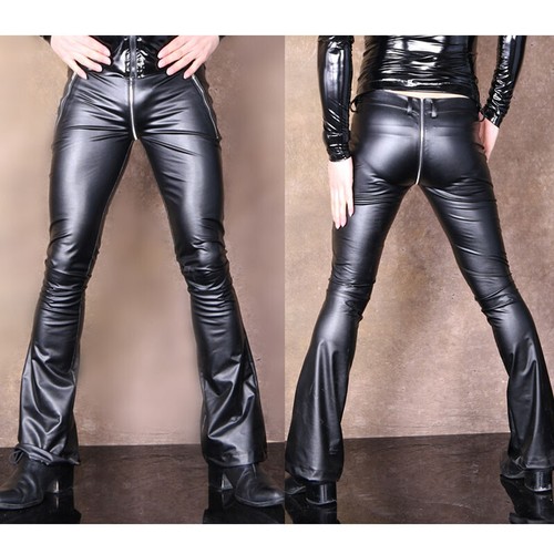 Hommes slim simili cuir - hommes,