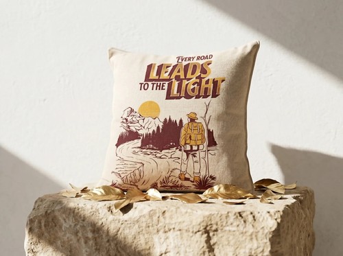 Coussin chemin vie - vie,,