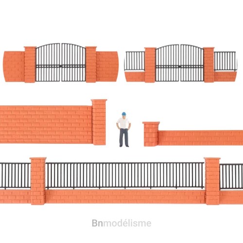 Mur brique et - ho, grille