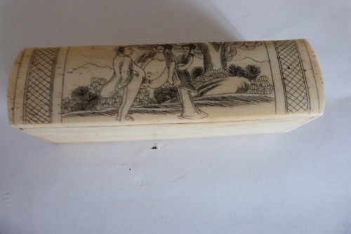 Ancienne boite chine avec - chine,