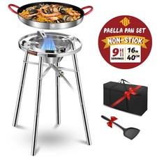 Nonstick Paella Pan, Stainless