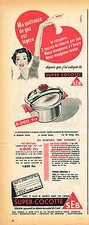 ADVERTISEMENT ADVERTISING 035 1955 SEB la super-cocotte