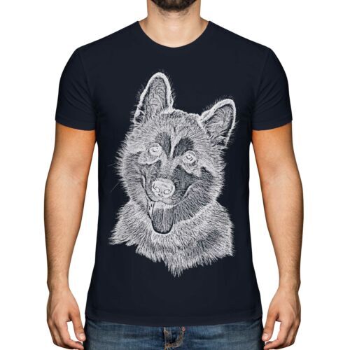 Alaskan malamute homme dessin - alaskan,