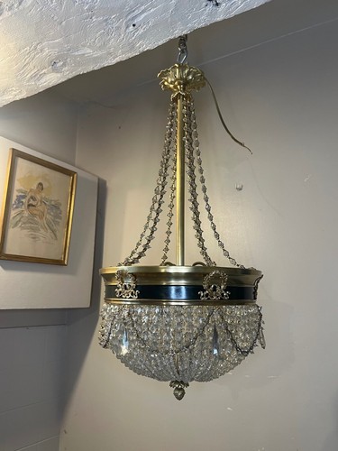 Lustre corbeille style - corbeille,,