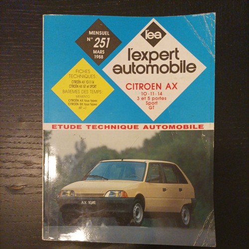 Revue technique citroen - revue, ax