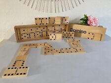 1124⚜️ Jeu de Société Grands Dominos en Bois 28 Dominos Géant Complet