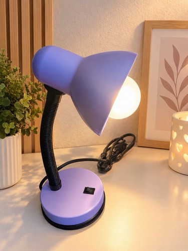 Lampe bureau violet - bureau, violet/noir