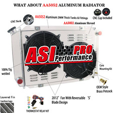 3 ROW Radiator +Shroud +Fan