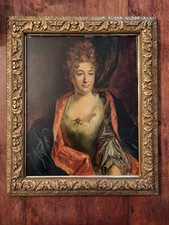 Tableau Huile Bois Ancien