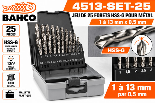 Bahco 4513 set jeu - jeu, de