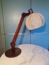 LAMPE TEMDE-table-DESIGN 60 70-bois-articulé-scandinave