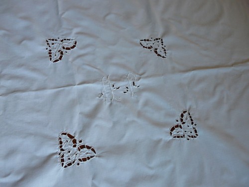 Nappe broderie richelieu - nappe,