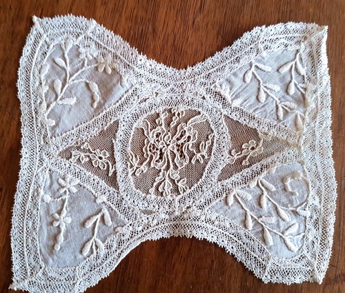 Napperon ancien tulle et - ancien,