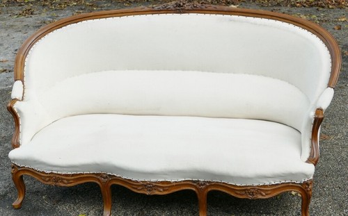 Louis carved oak - oak, sofa,