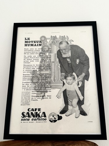 Affiche ancienne 1931 café - affiche,