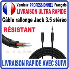 Câble rallonge audio JACK 3.5