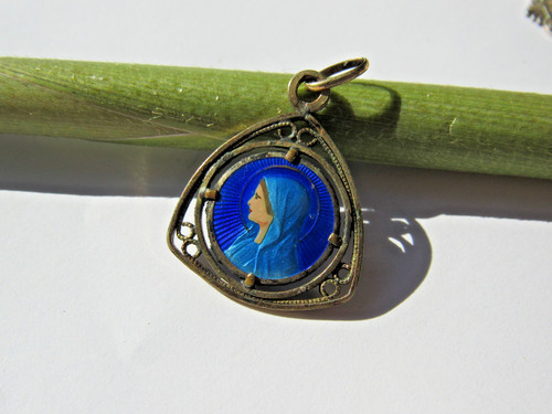 Ancien pendentif médaille - pendentif,