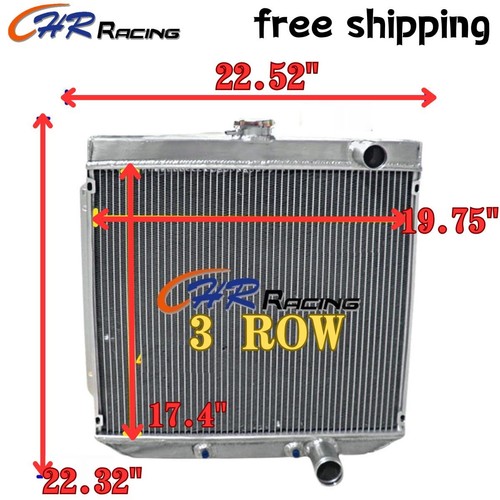 Row aluminum radiator for - row,