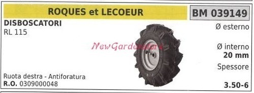 Roue droite roques lecoeur - roue,